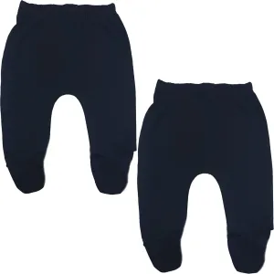 123 Bear Baby Soft Cotton Spandex Pants with Feet