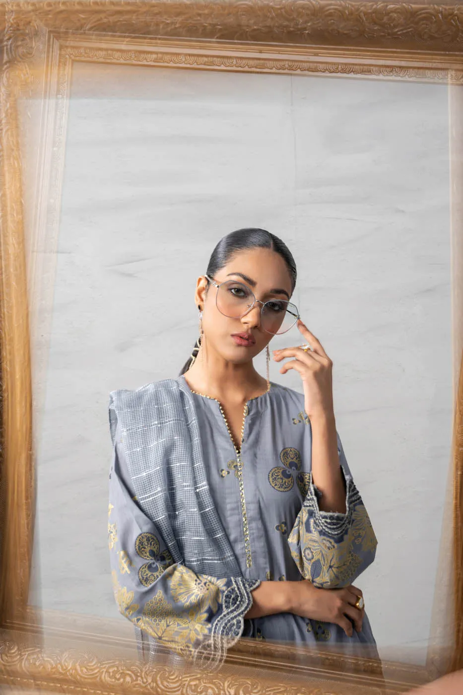 3 Pc Slub Outfit