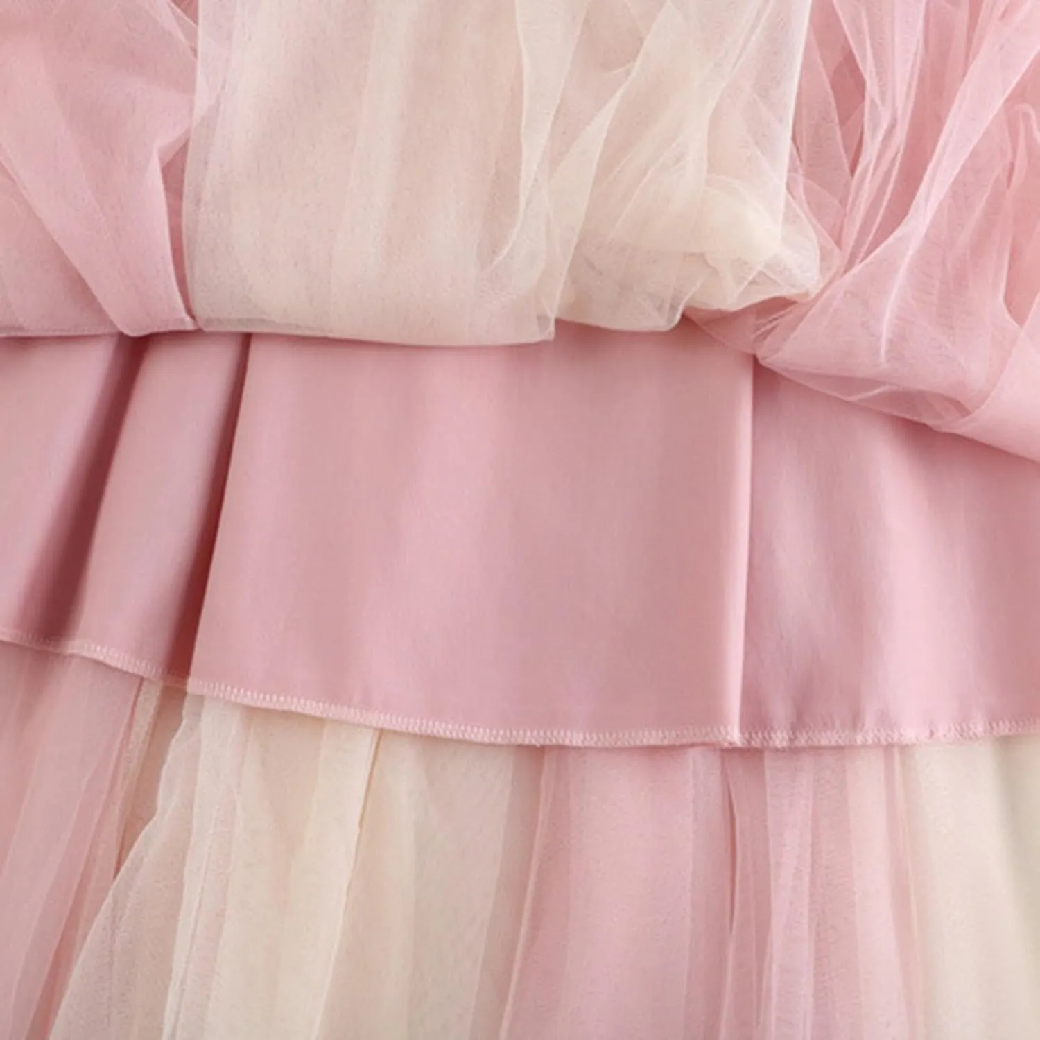 A Line Long Tulle Skirt for Women Maxi Elastic High Waist Bridesmaid Skirts for Wedding Evening Party Prom