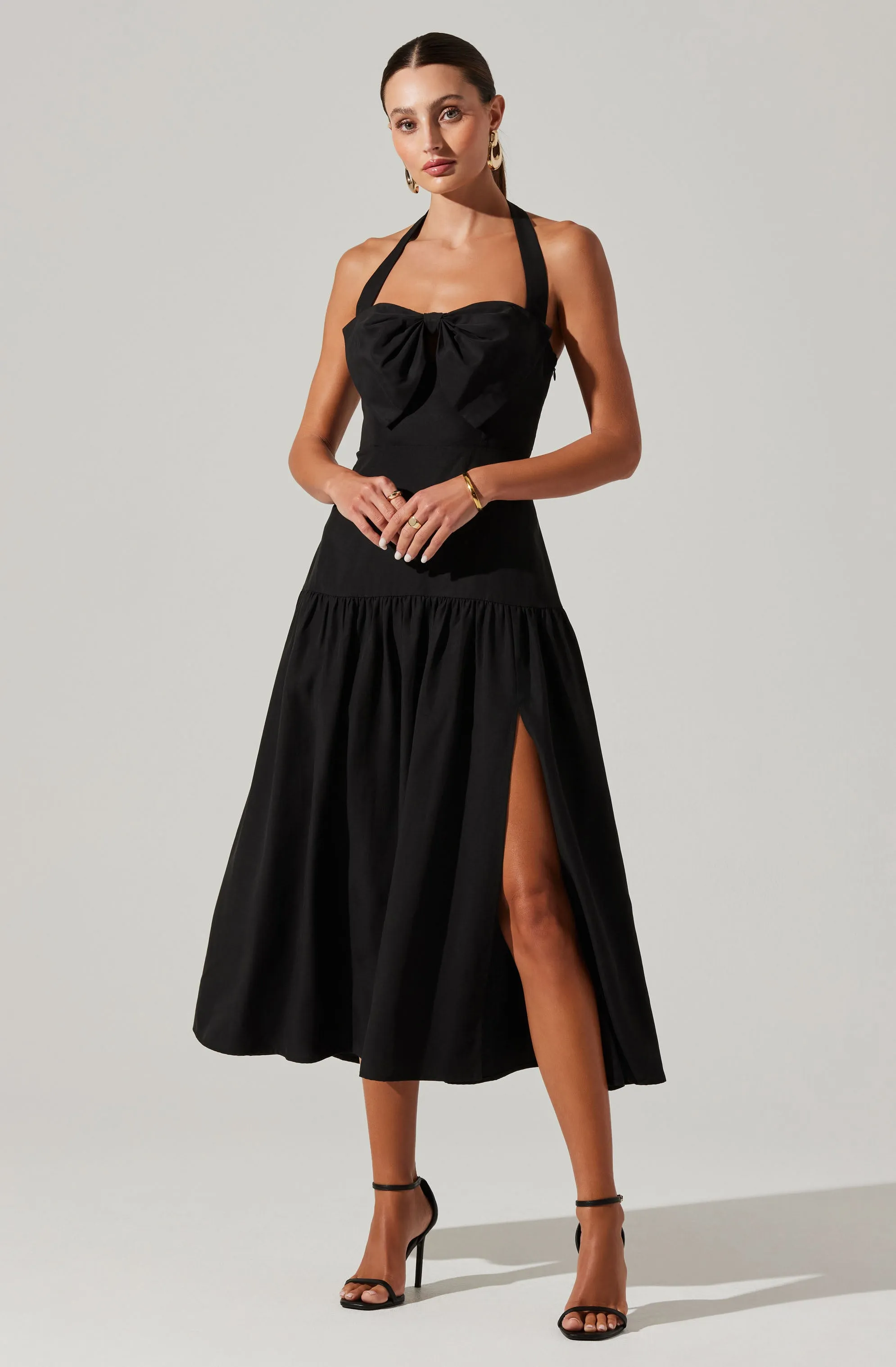 Adara Halter Midi Dress
