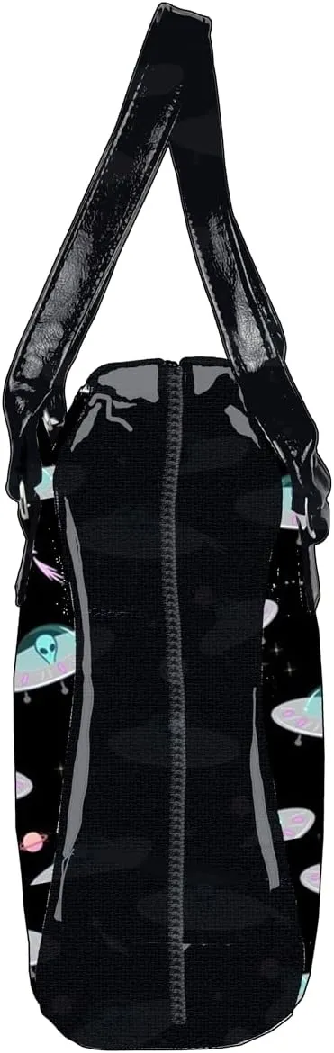 Alien Collection Colorful, Large, Whimsical, Handbag, Travel Bag, Satchel, Favorite Tote