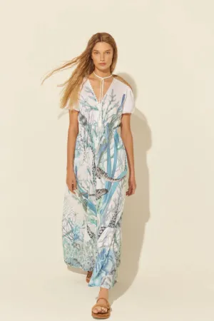 Alumine Ruffle Gown