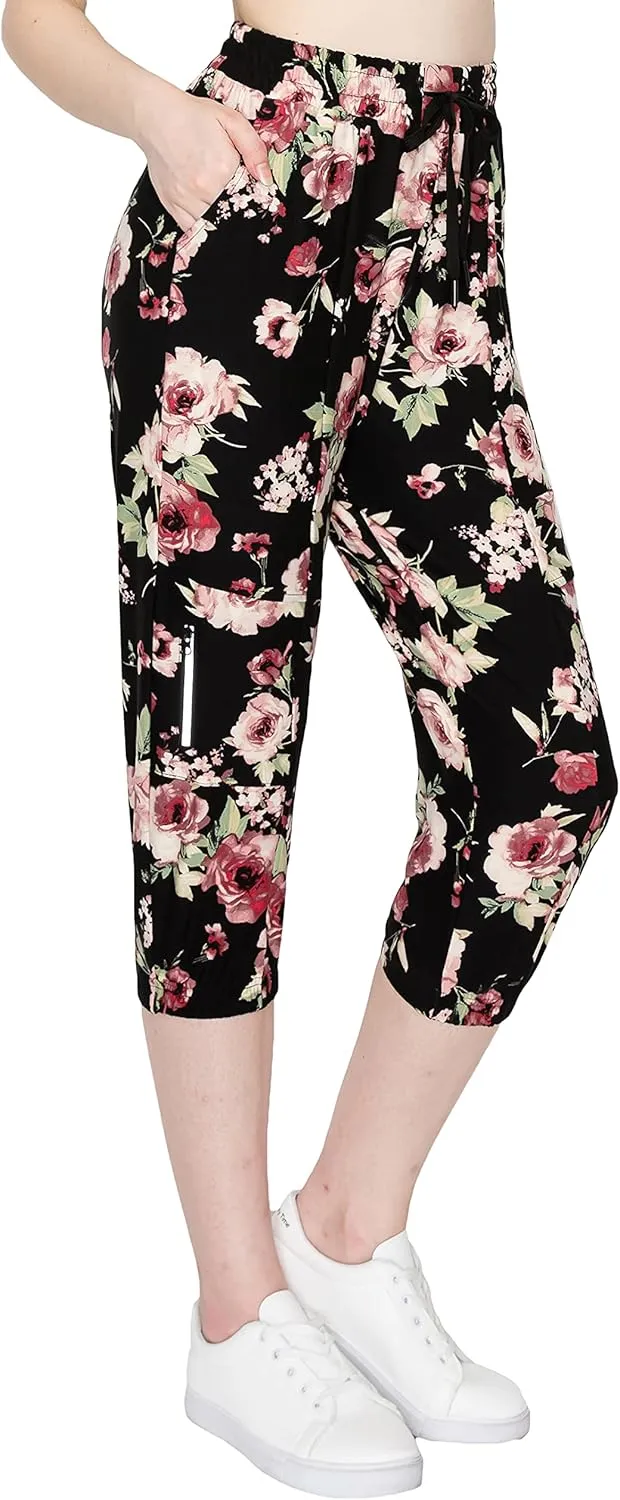 ALWAYS Women's Jogger with Pockets - Soft Full & Capri Sweat Pants