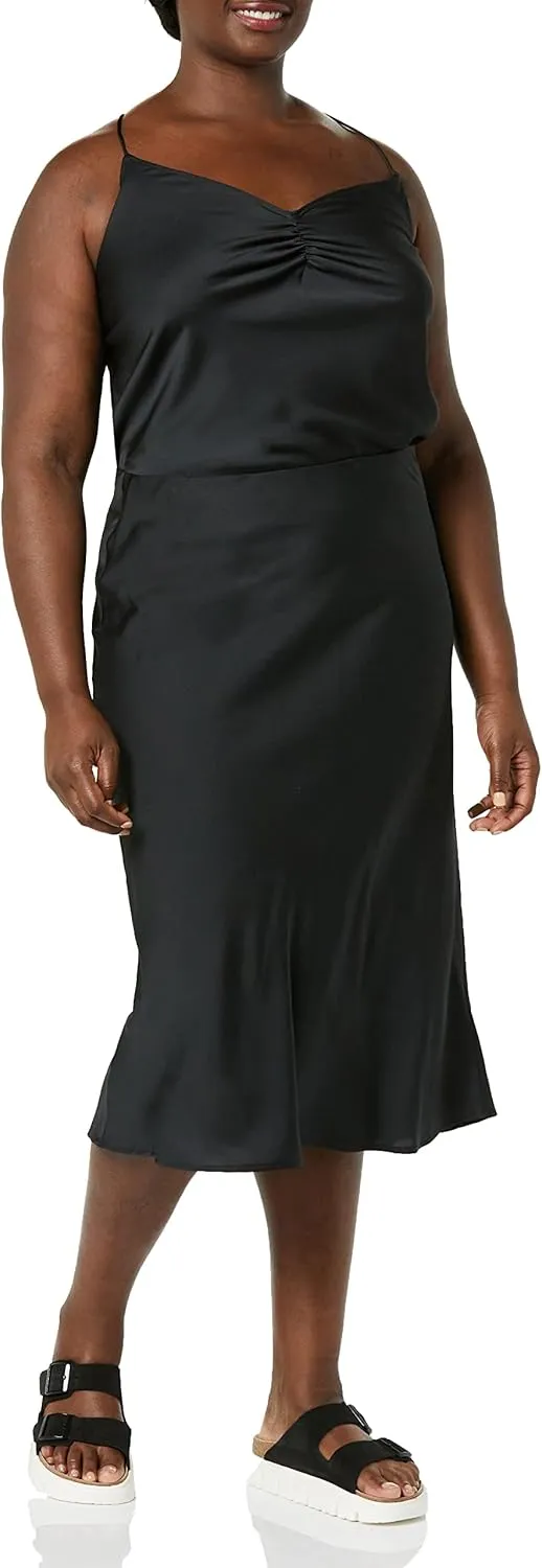 Amazon Essentials Women's Georgette Slip Skirt (Previously Daily Ritual)