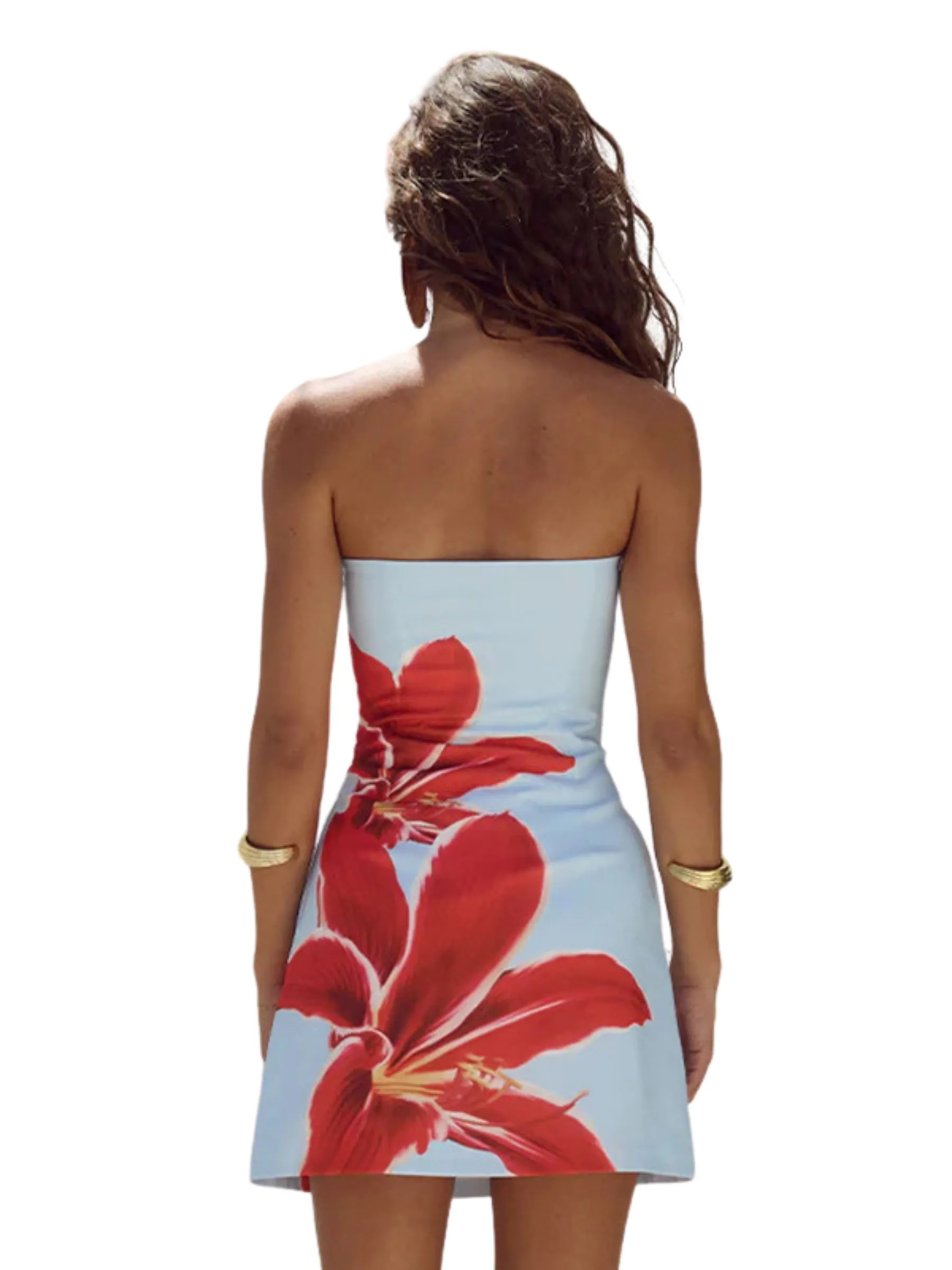 Amozae-Christmas Outfits New Year's Eve Dress Night Out Club Dresses cute winter outfits Gracen Large Floral Mini Dress