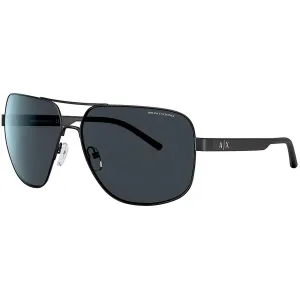 Armani Exchange Men's Sunglasses - Black Frame Polycarbonate Lens | AX2030S 606387