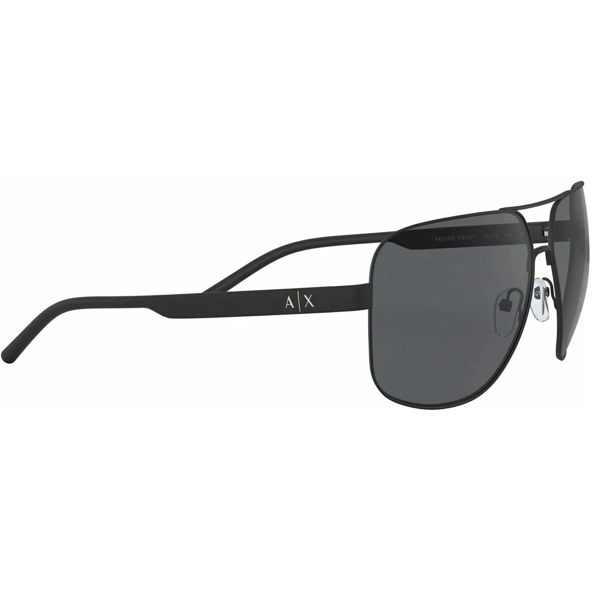 Armani Exchange Men's Sunglasses - Black Frame Polycarbonate Lens | AX2030S 606387