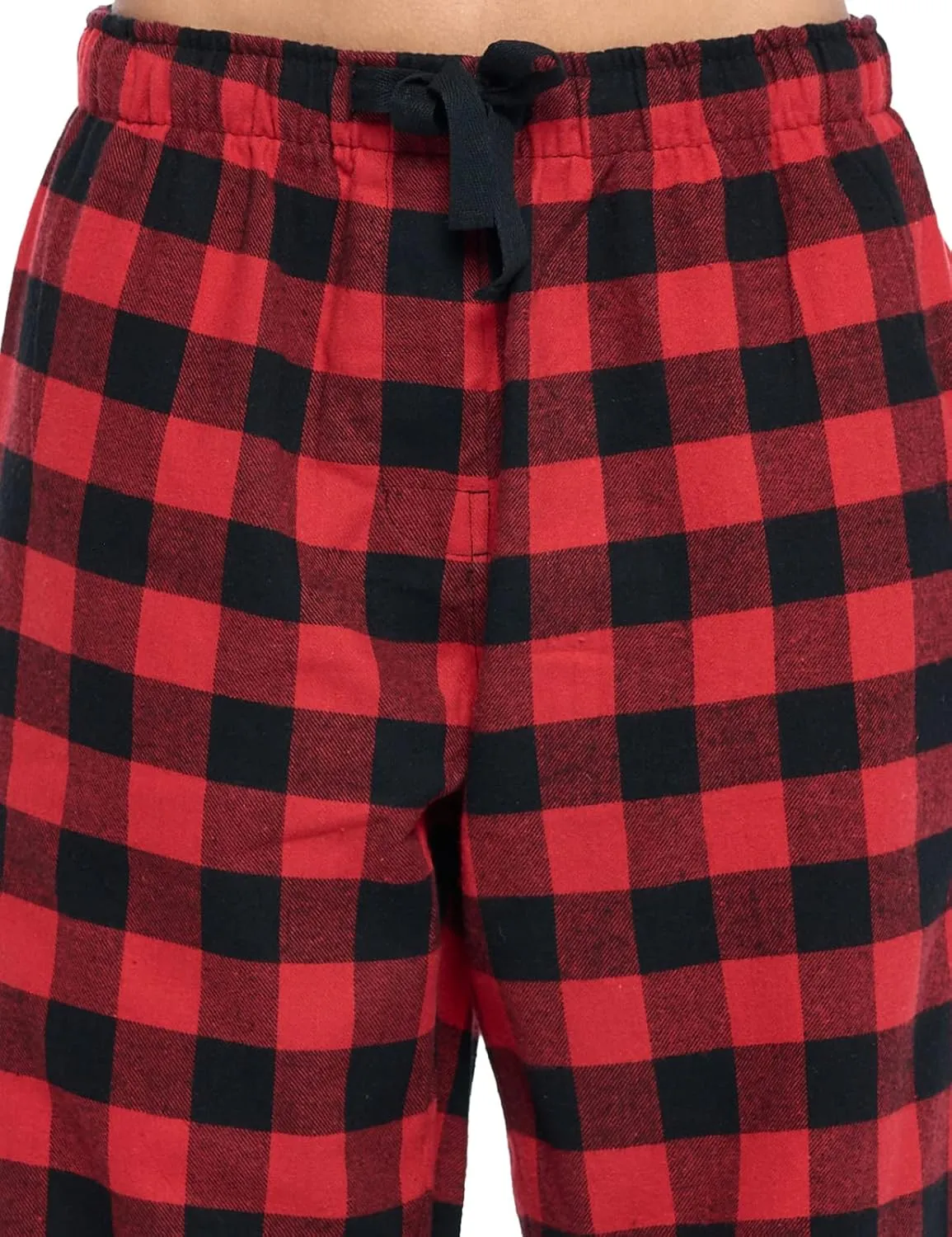 Ashford & Brooks Women's Super Soft Flannel Plaid Pajama Sleep Pants