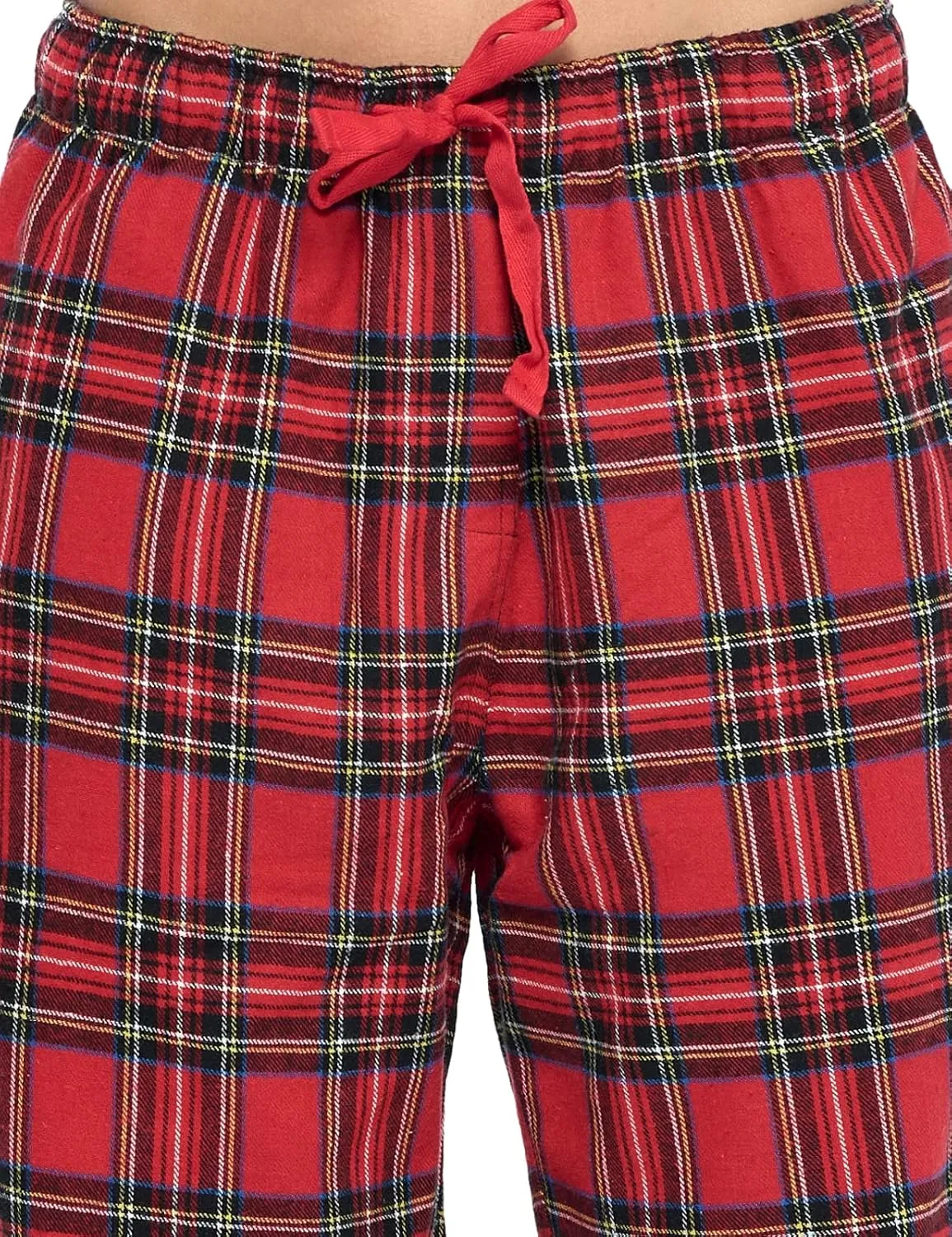 Ashford & Brooks Women's Super Soft Flannel Plaid Pajama Sleep Pants