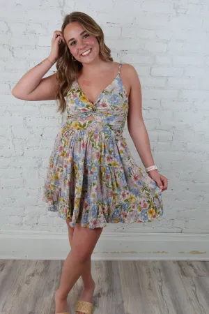 At The Bay Twist Front Keyhole Dress