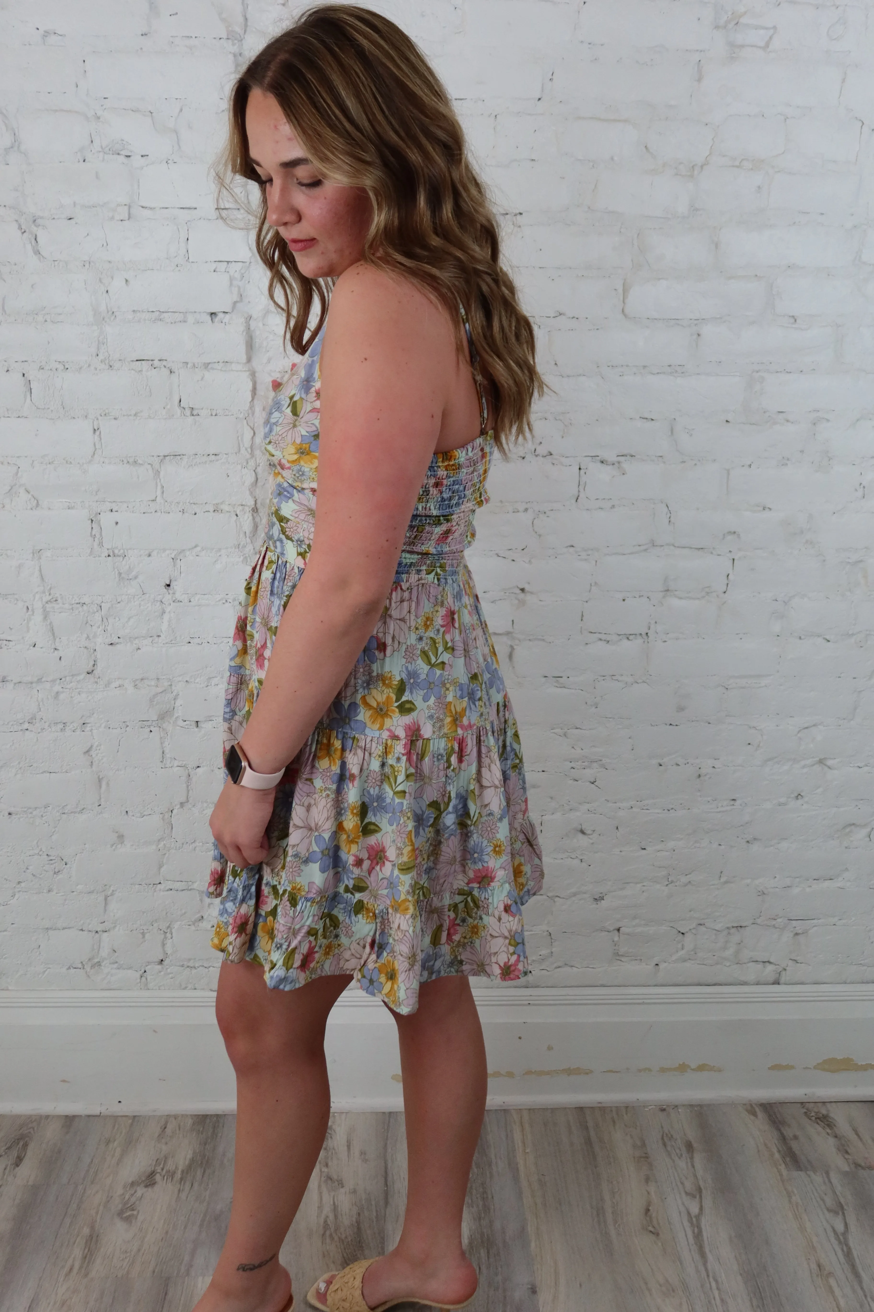 At The Bay Twist Front Keyhole Dress