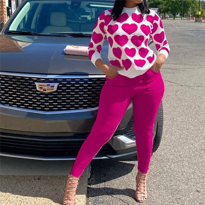 Autumn Women Cute Sweet Office Outfits