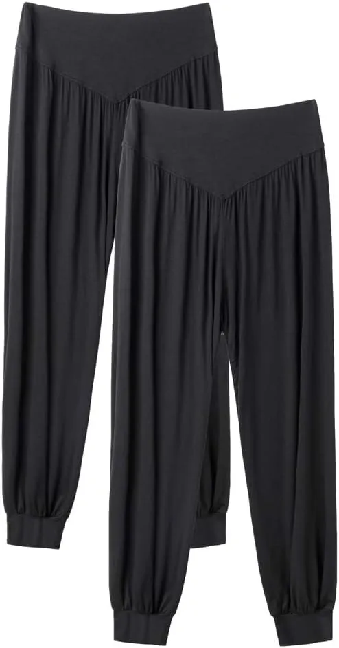 AvaCostume Womens Modal Cotton Soft Yoga Sports Dance Harem Pants