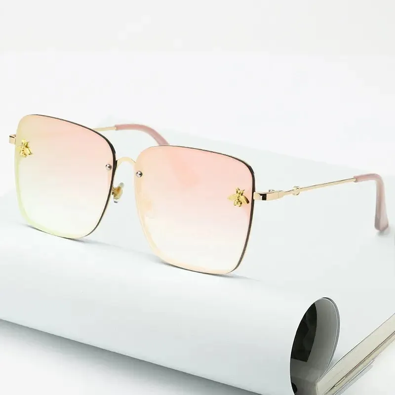 Bee Rimless Sunglasses