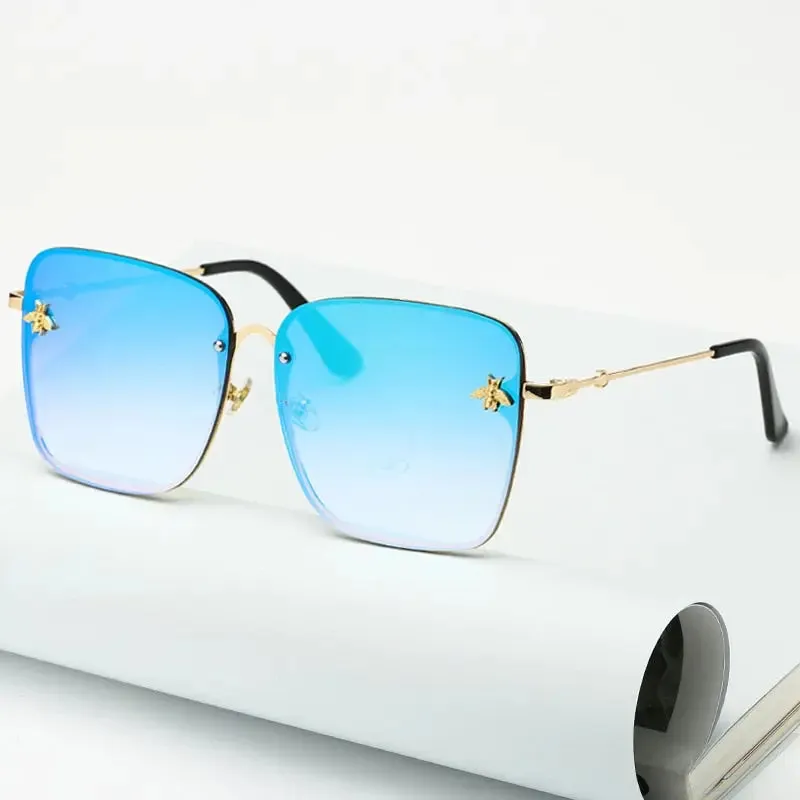 Bee Rimless Sunglasses