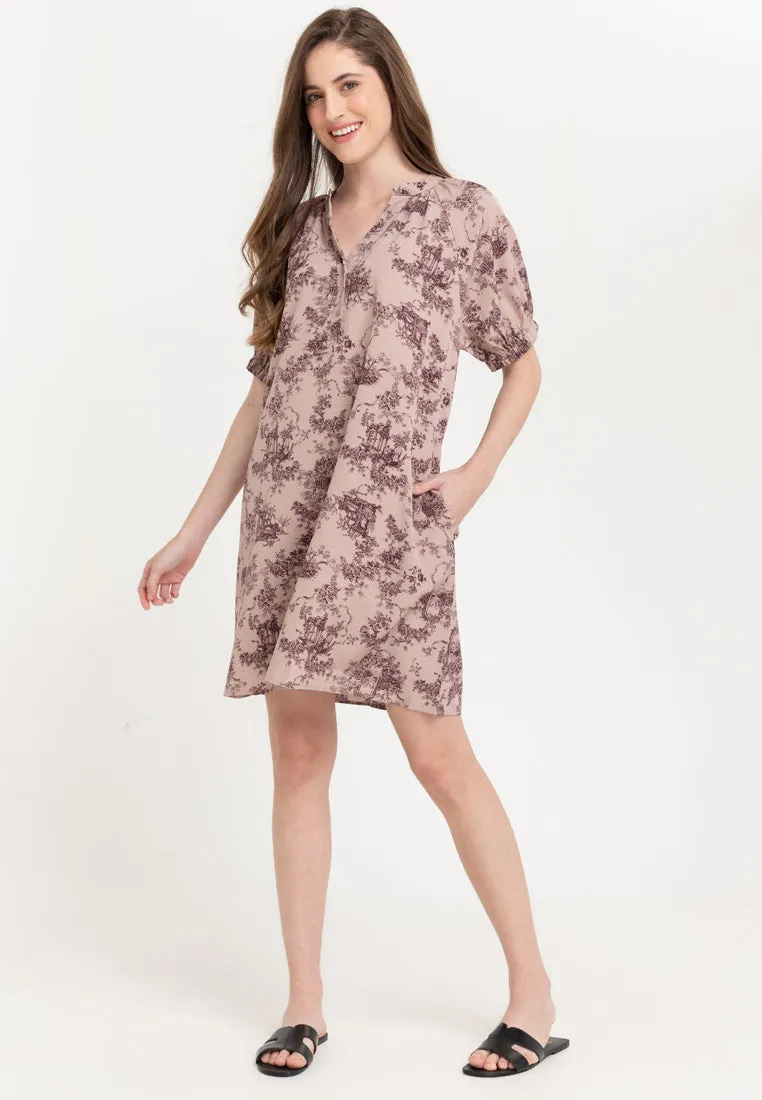 CALLOWAY Printed Relaxed Fit Dress