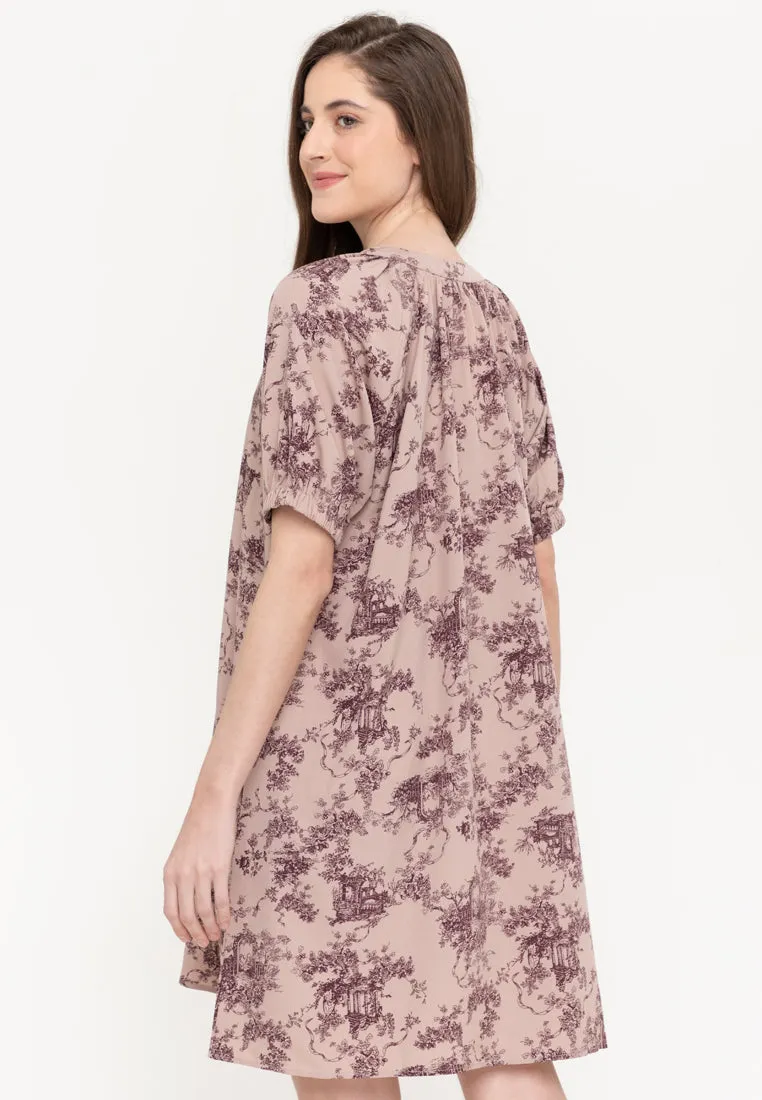 CALLOWAY Printed Relaxed Fit Dress