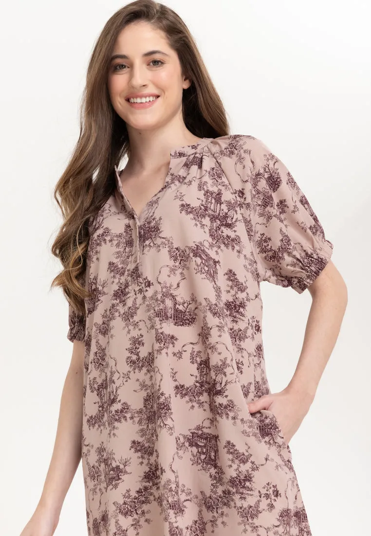 CALLOWAY Printed Relaxed Fit Dress