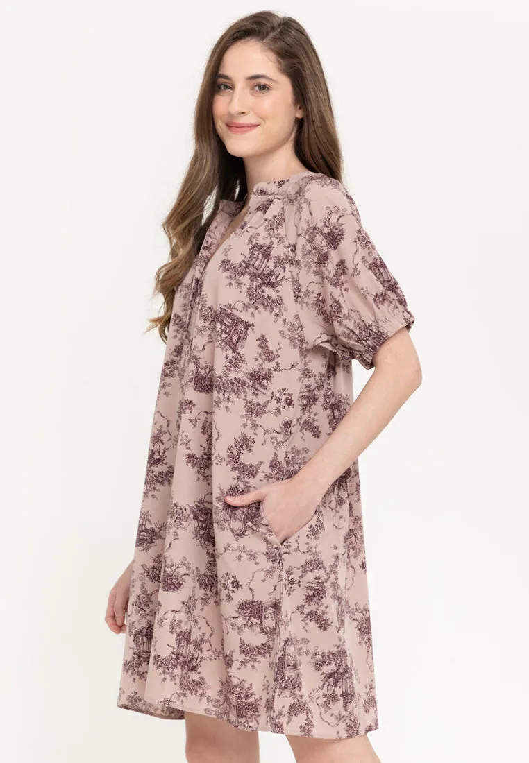 CALLOWAY Printed Relaxed Fit Dress
