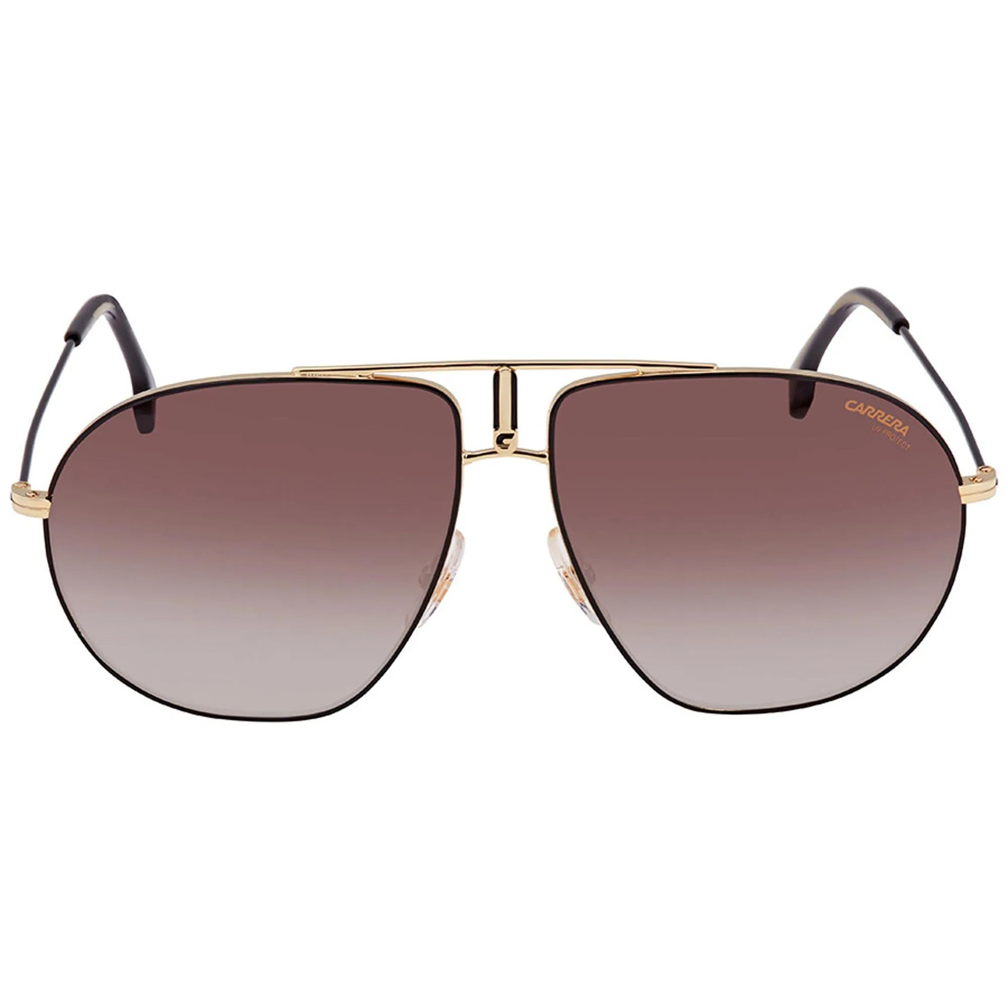 Carrera Unisex Sunglasses - Full Rim Black and Gold Pilot Metal Frame | Bound 02M2 00