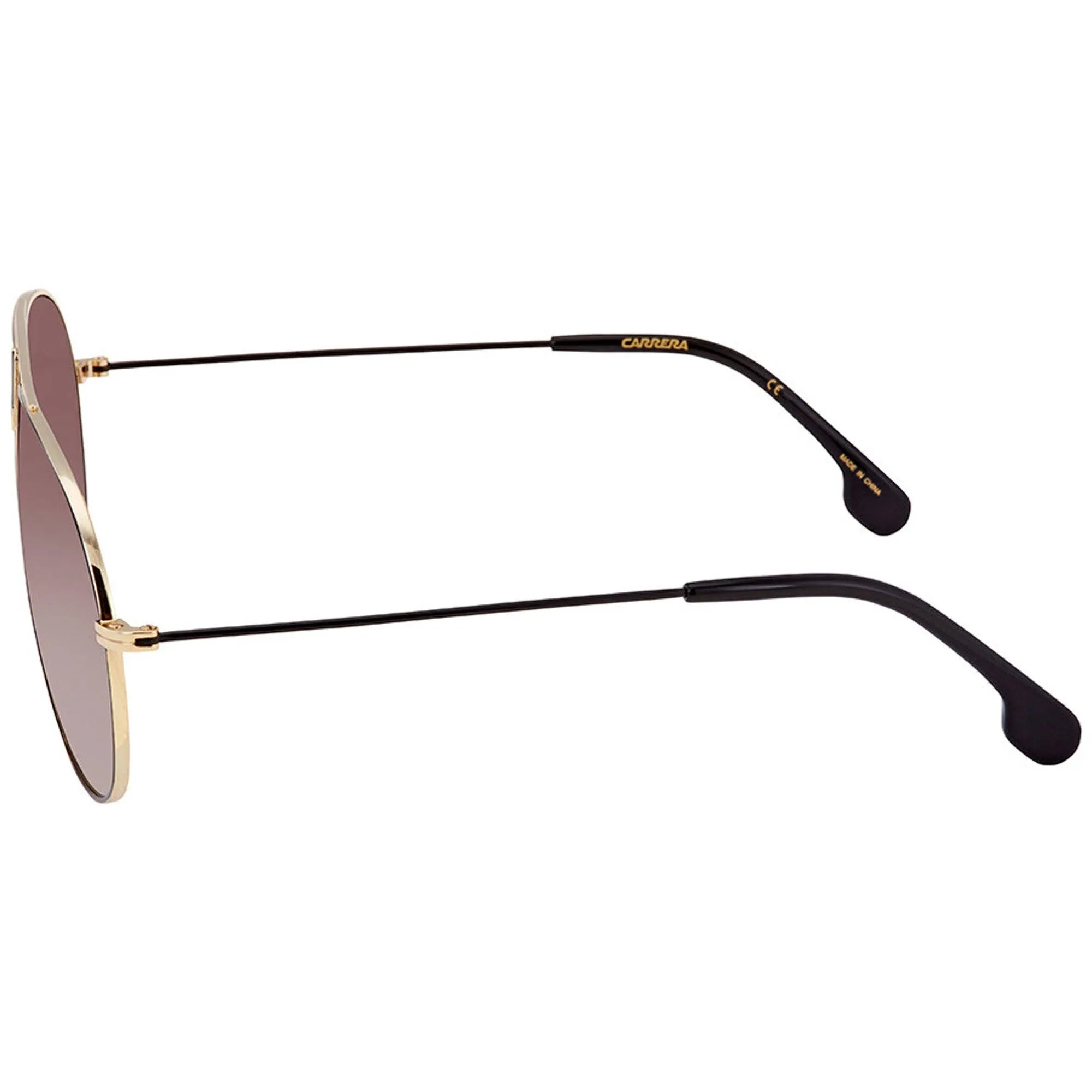 Carrera Unisex Sunglasses - Full Rim Black and Gold Pilot Metal Frame | Bound 02M2 00