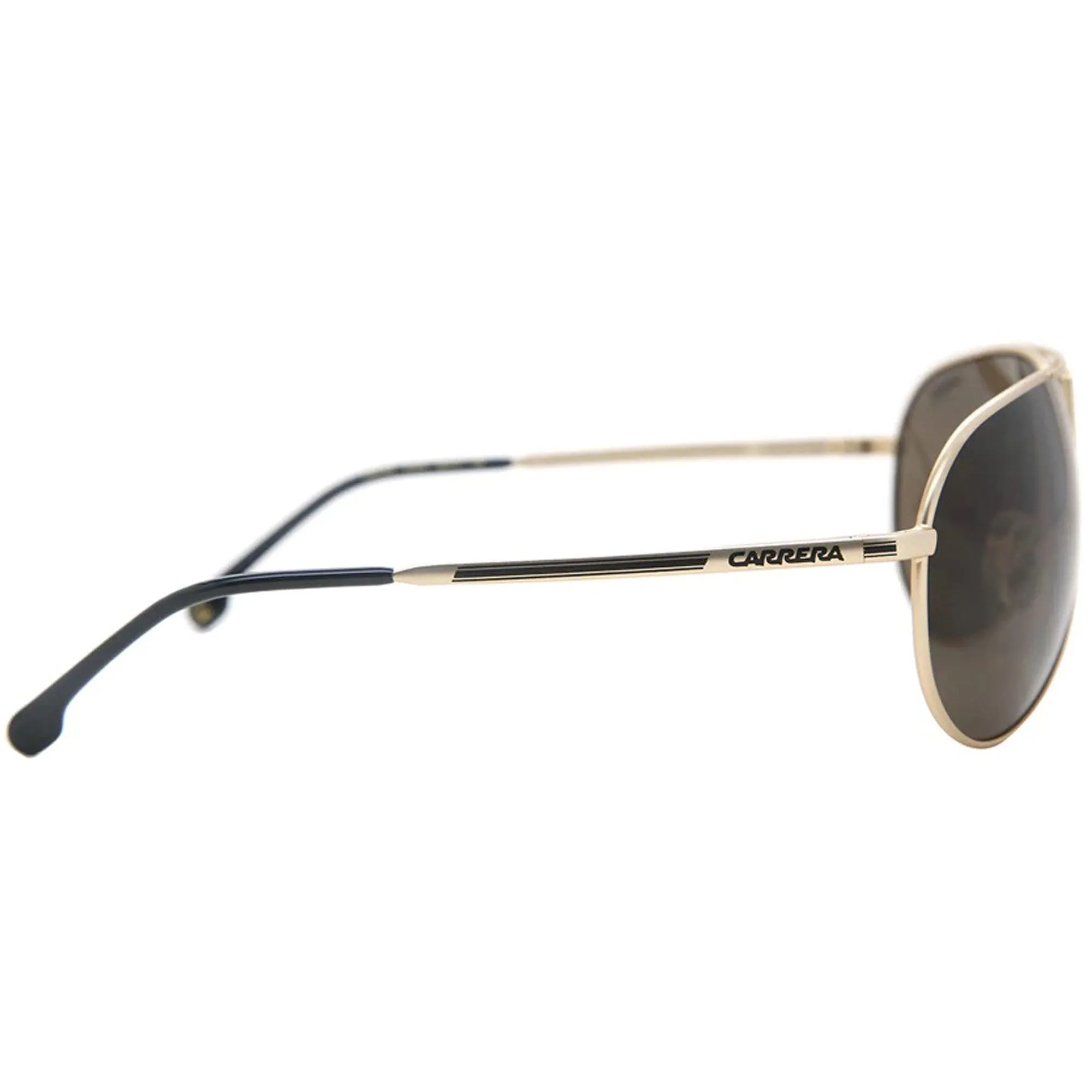 Carrera Unisex Sunglasses - Matte Gold and Black Metal Pilot Frame | GIPSY65 0AOZ 70