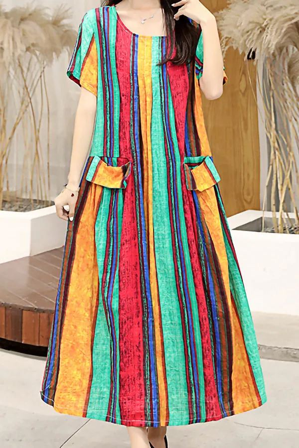 Casual Solid Color Maxi Dress