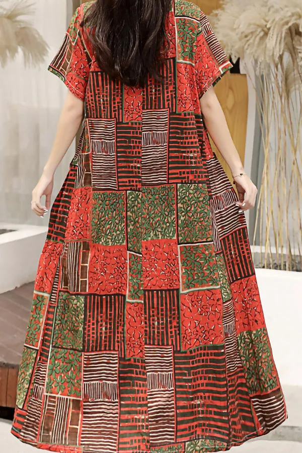Casual Solid Color Maxi Dress