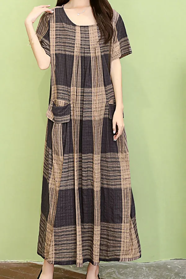Casual Solid Color Maxi Dress