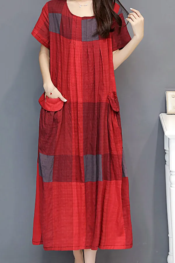 Casual Solid Color Maxi Dress