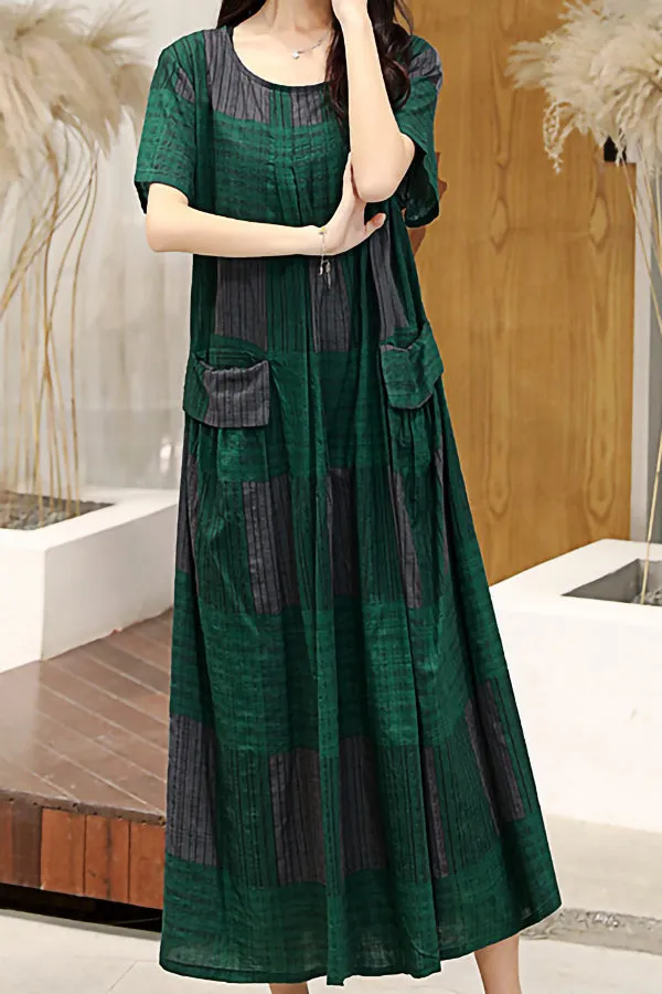 Casual Solid Color Maxi Dress