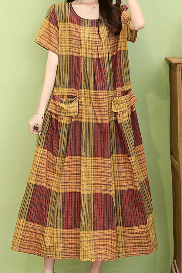 Casual Solid Color Maxi Dress
