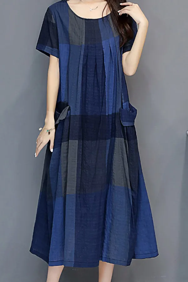 Casual Solid Color Maxi Dress