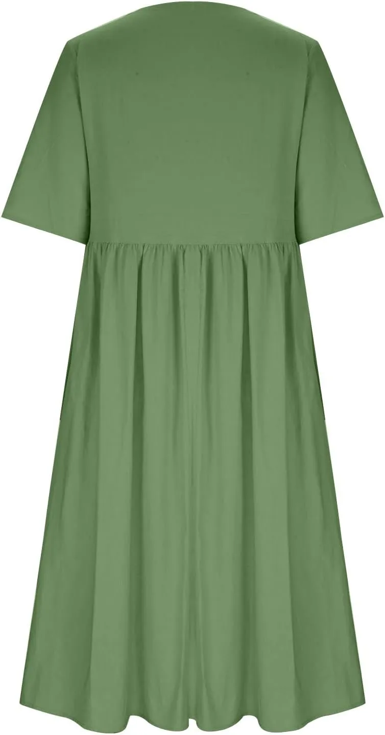 Ceboyel Women Boho Floral Summer Dresses Casual Maxi Dress Bohemian Flowy Long Dresses 2024 Trendy Vacation Clothes