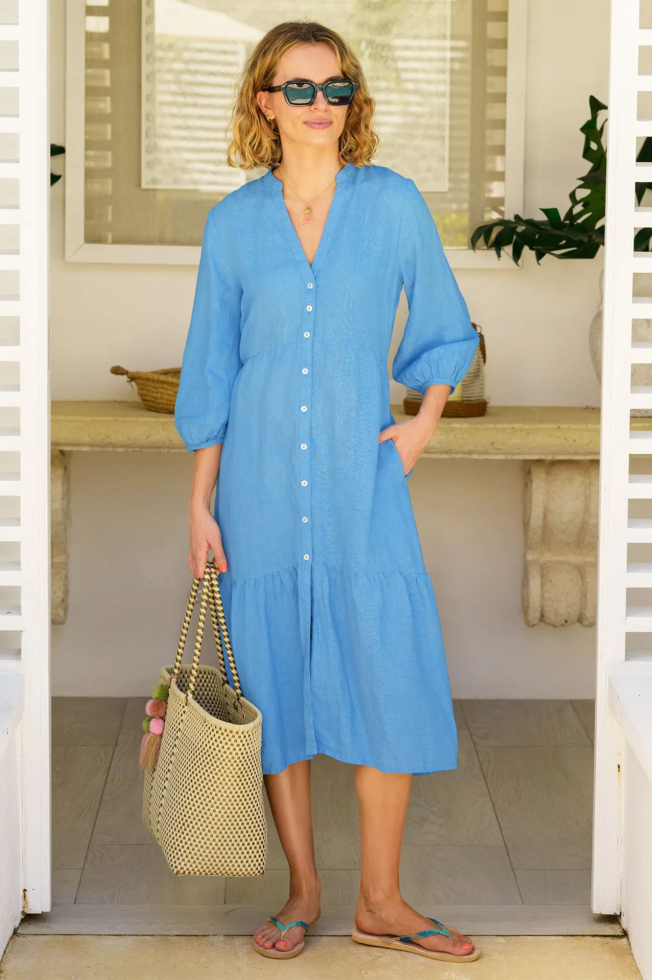Charlotte Dress | Cornflower