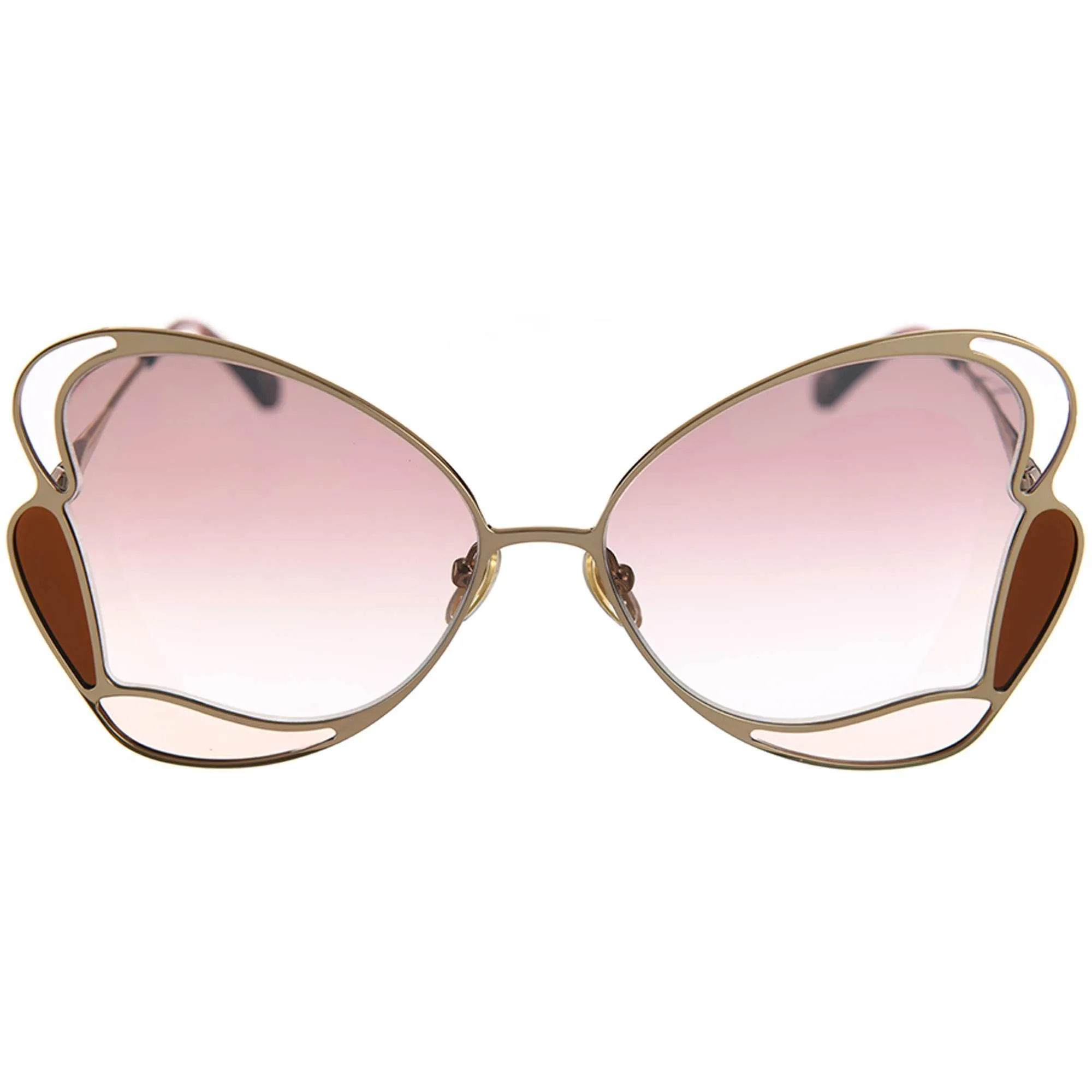 Chloe Women's Sunglasses - Butterfly Frame Purple Gradient Lens | CH0048S-30011230004