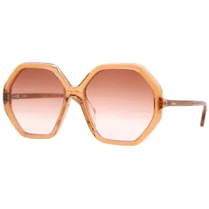 Chloe Women's Sunglasses - Orange Lens Acetate Square Frame | CH0008SA-30009905001