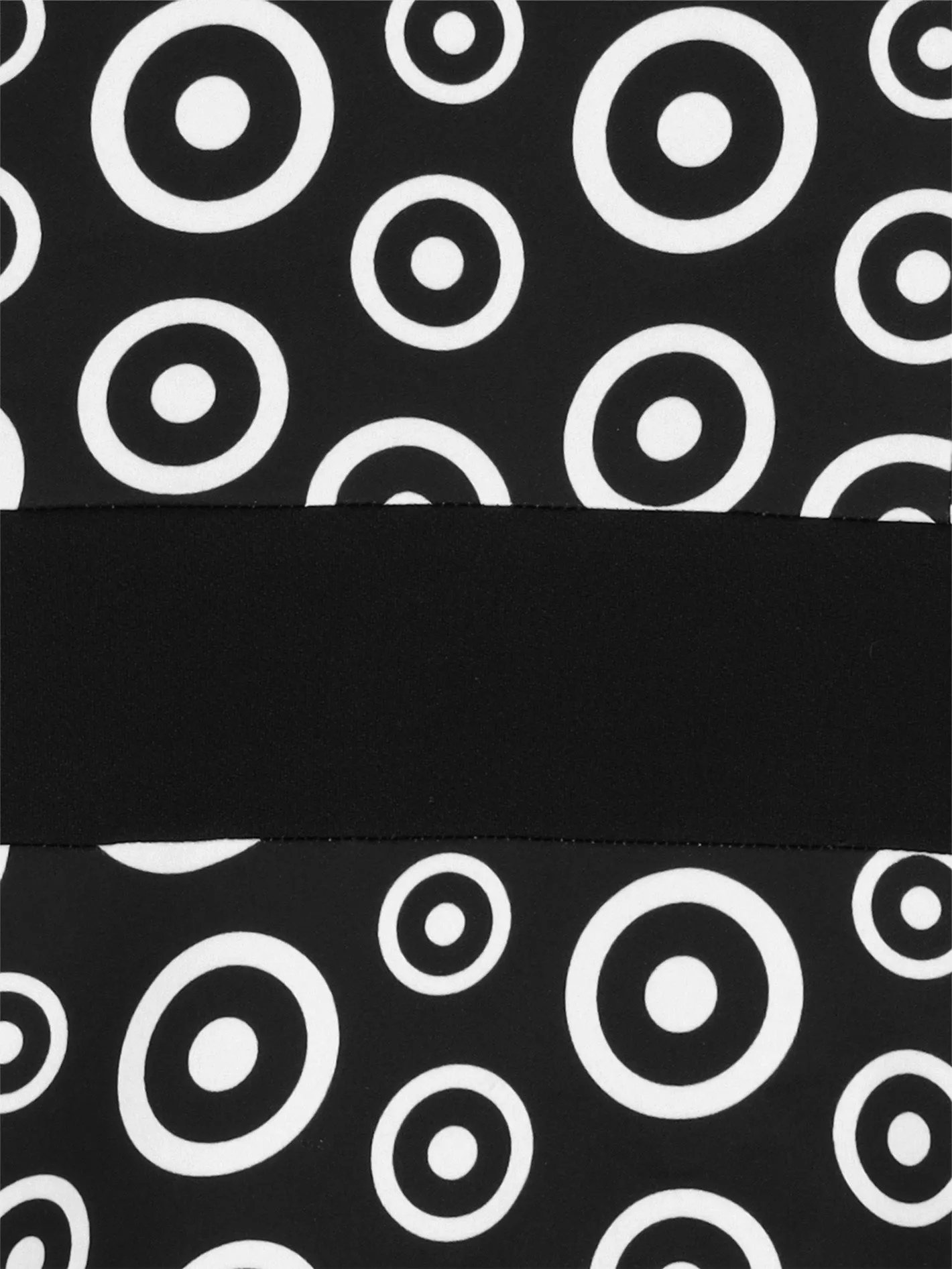 circle-print a-line mini dress