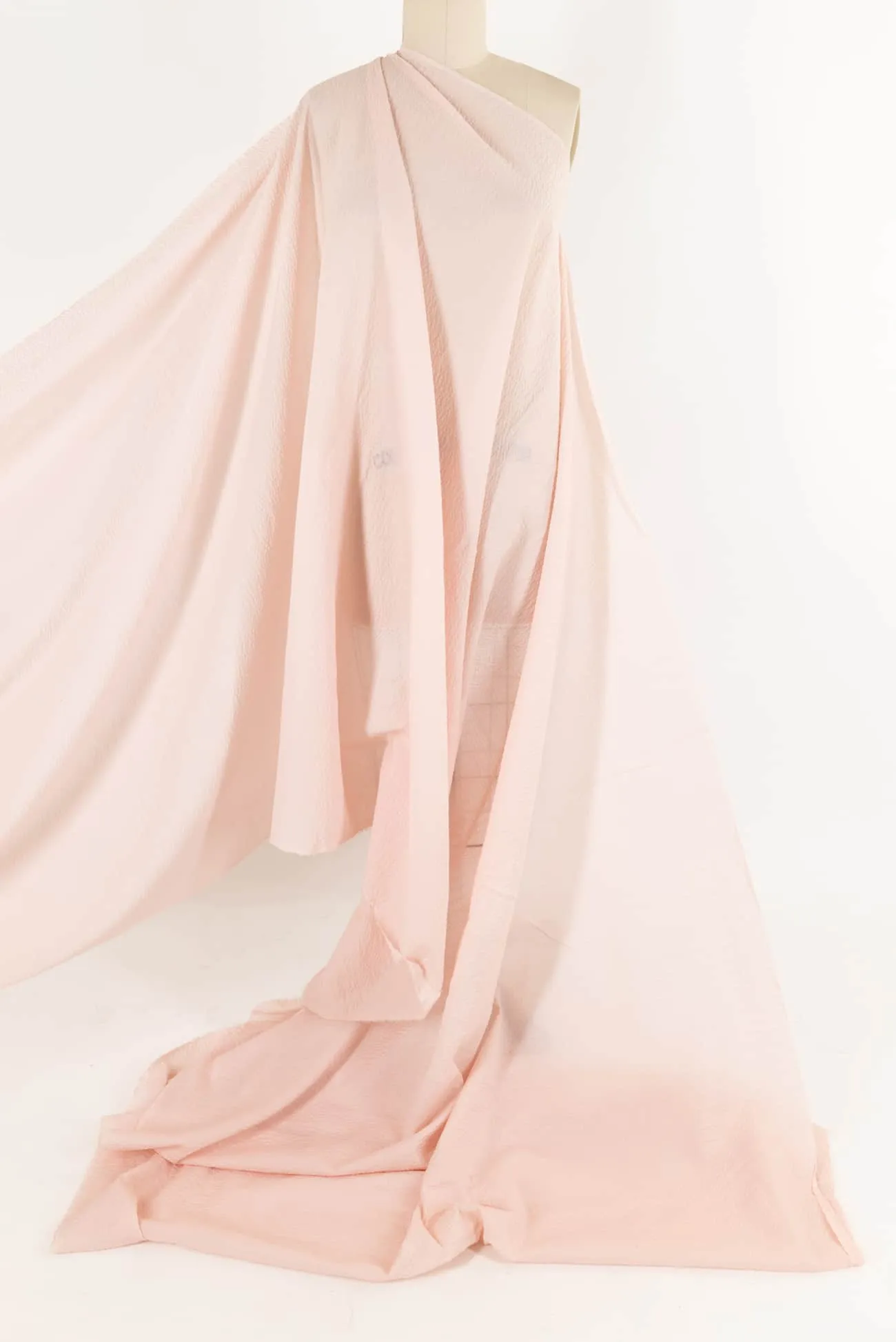 Cloud Pink Japanese Cotton Seersucker Woven