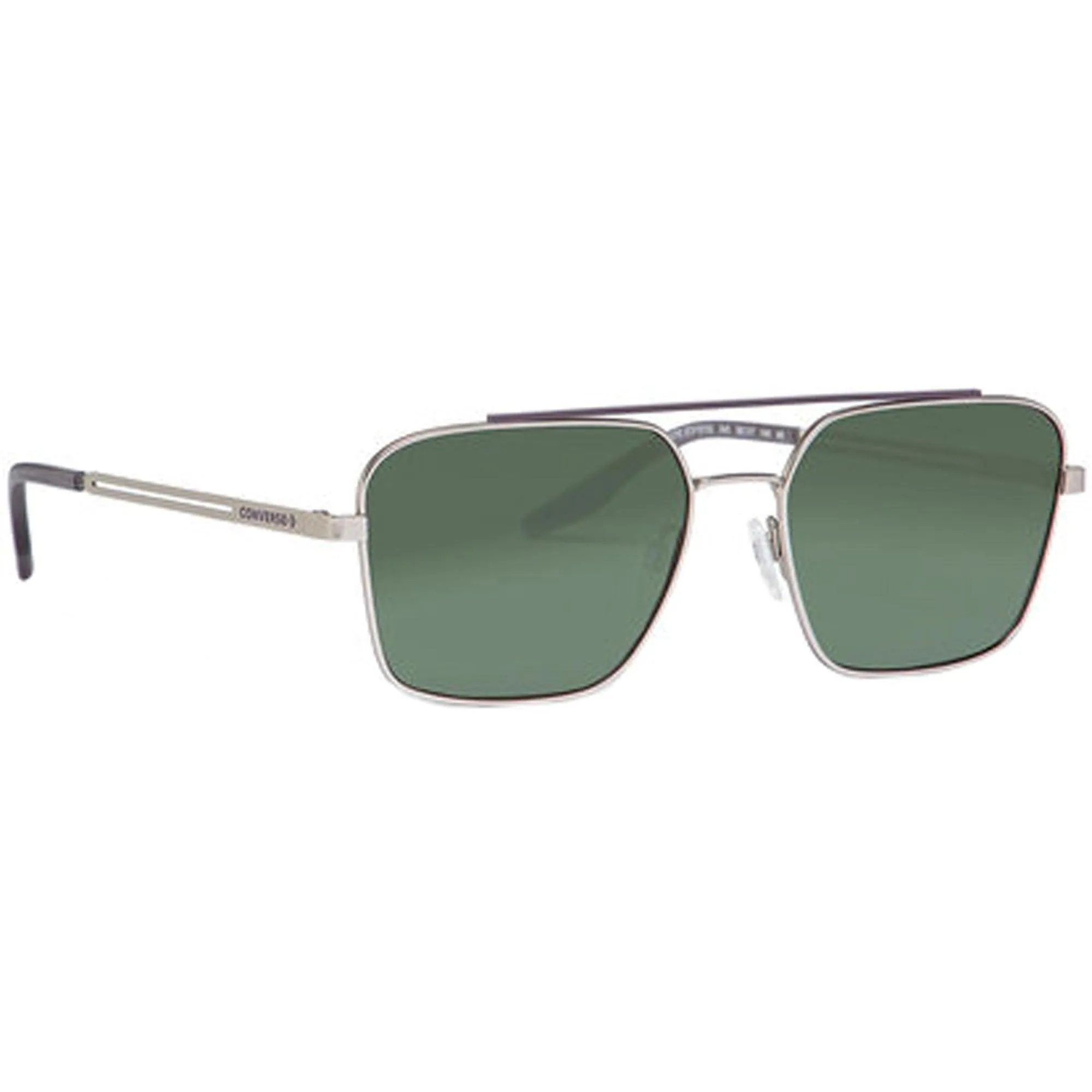 Converse Men's Sunglasses - Green Plastic Lens Silver and Grey Frame | CV101S 045