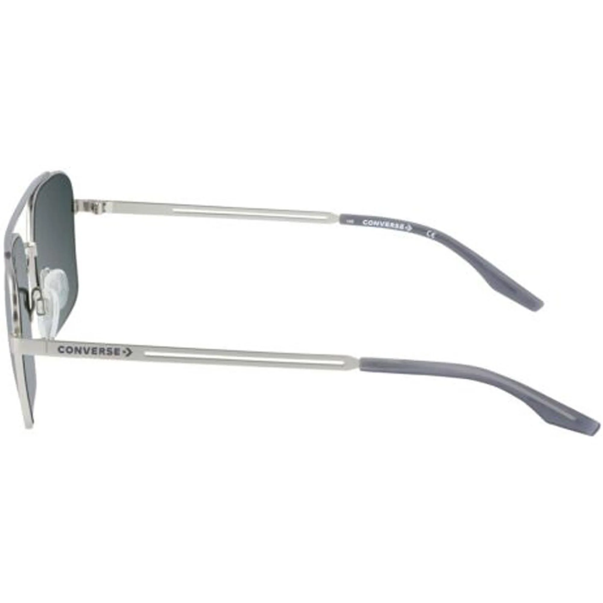 Converse Men's Sunglasses - Green Plastic Lens Silver and Grey Frame | CV101S 045