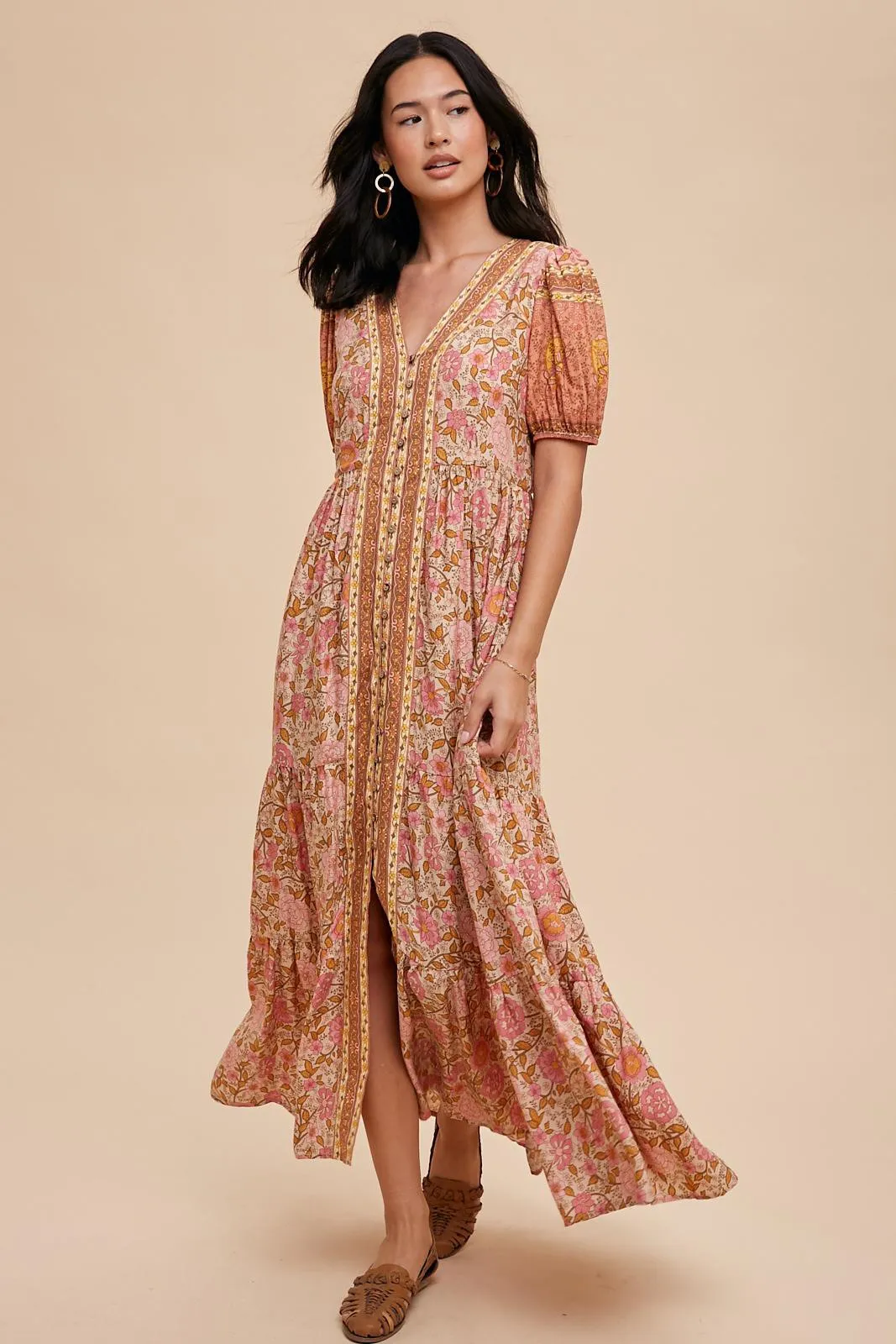 Cozy Charm Maxi Dress