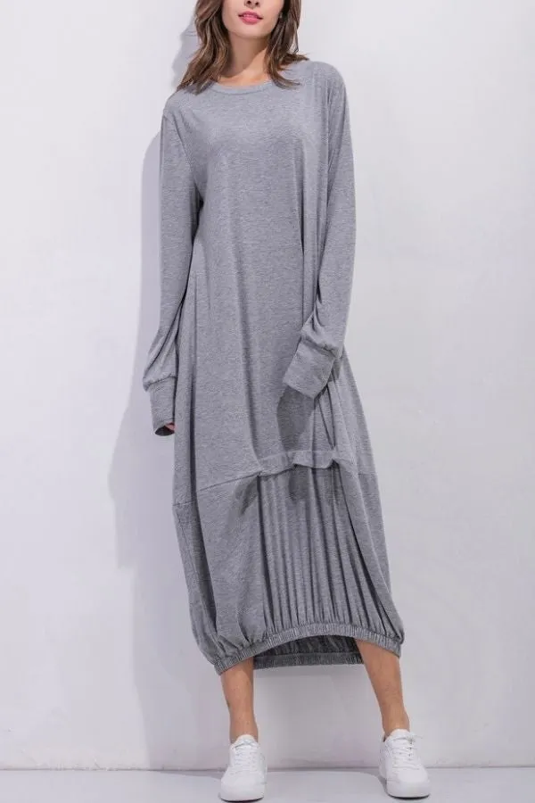 Cozy Cotton Maxi Dress