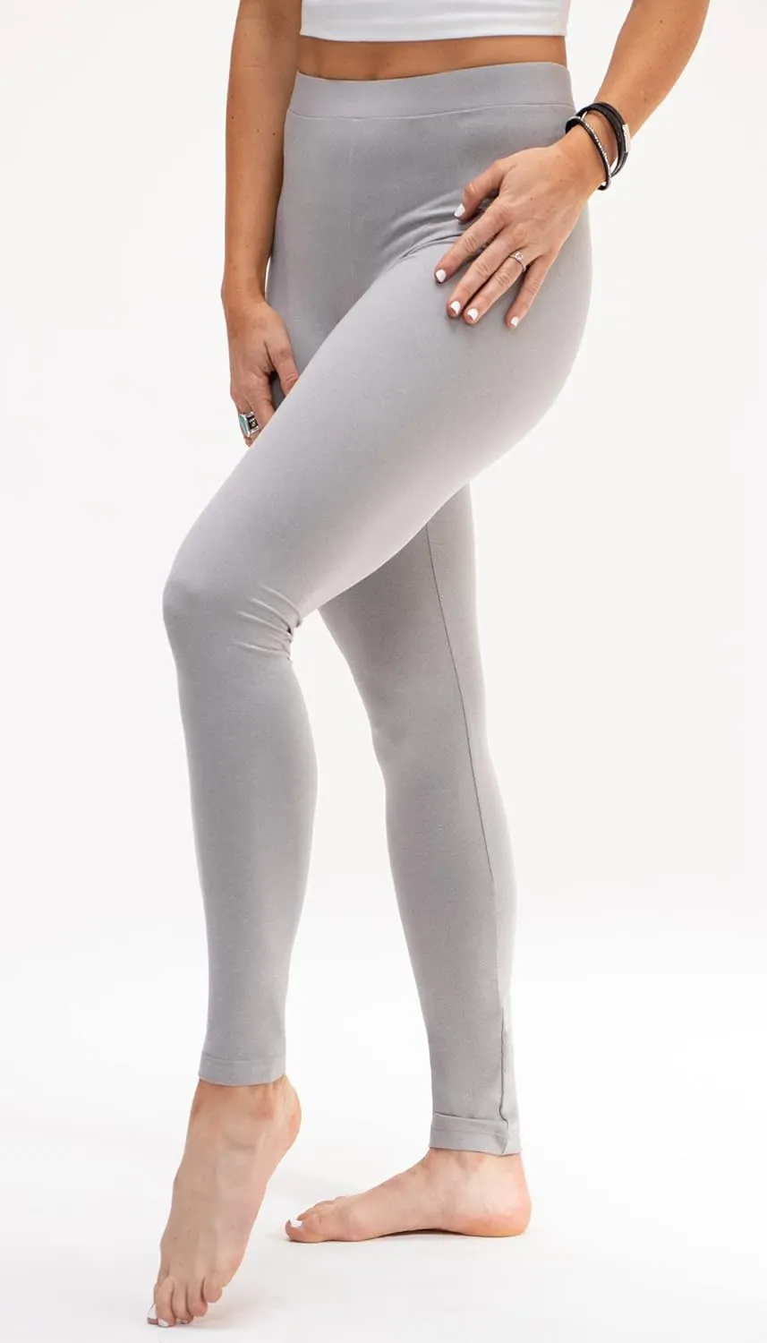 DEVOPS Women's 2 Pack High Waisted Ultra Soft Basic Leggings