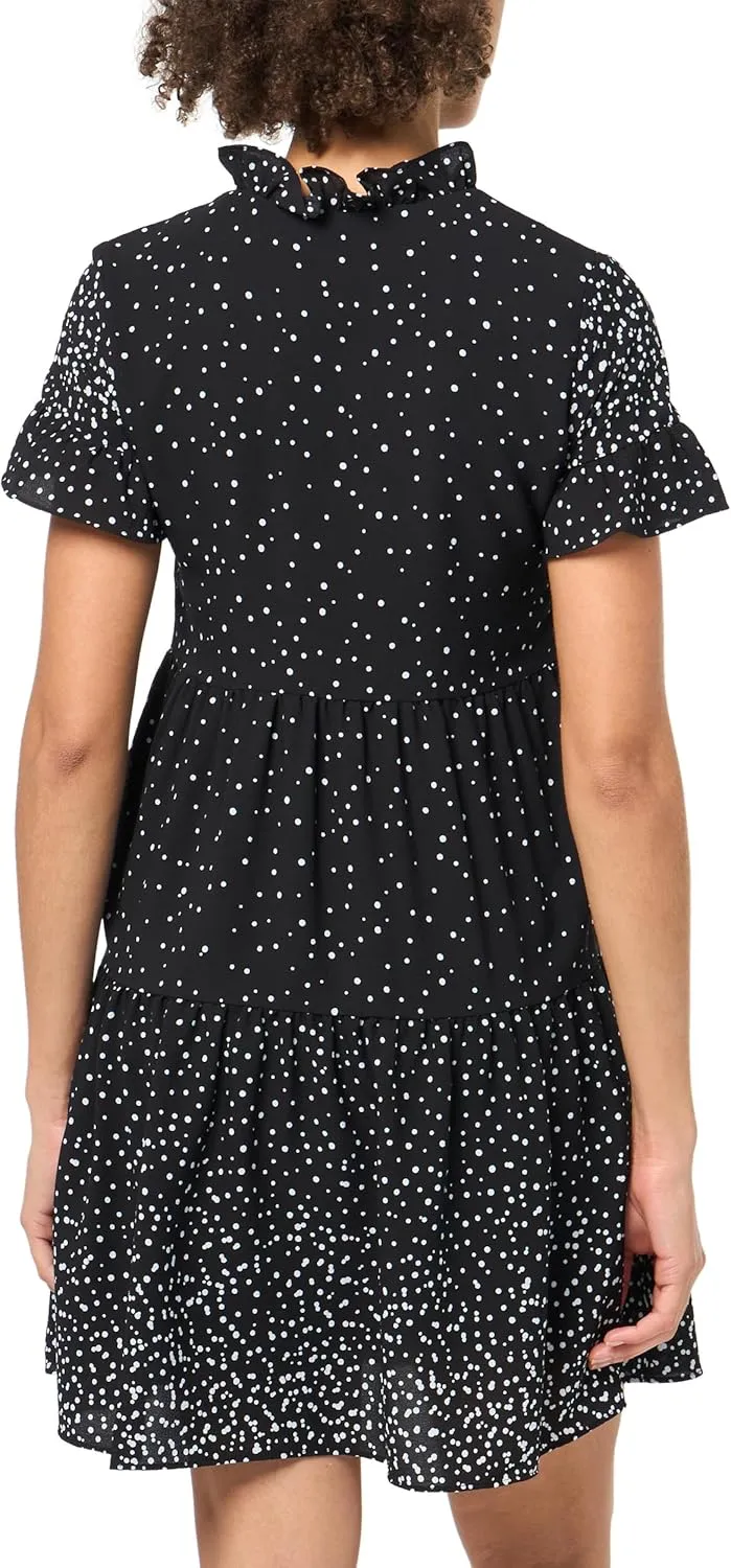 DKNY Women's Sleeveless Mock Neck Dress