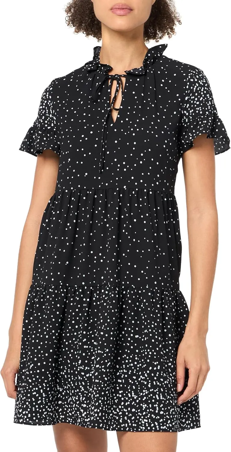 DKNY Women's Sleeveless Mock Neck Dress