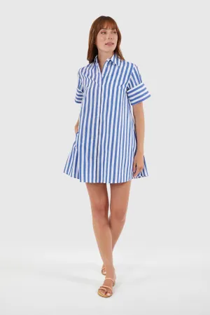 Dock Dress - Blue Stripes