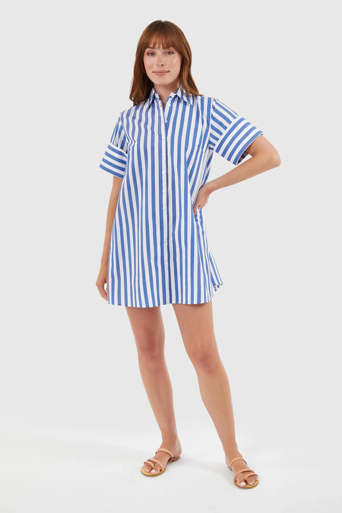 Dock Dress - Blue Stripes