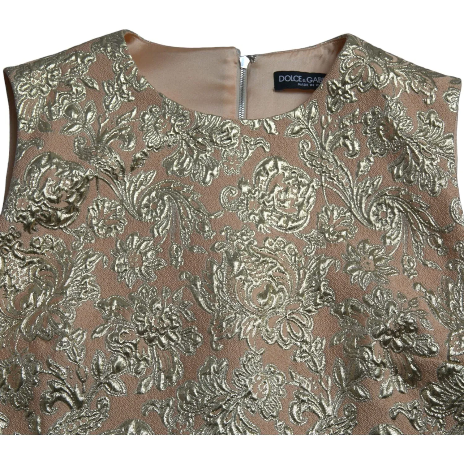 Dolce & Gabbana Elegant Mini Lurex Jacquard Dress