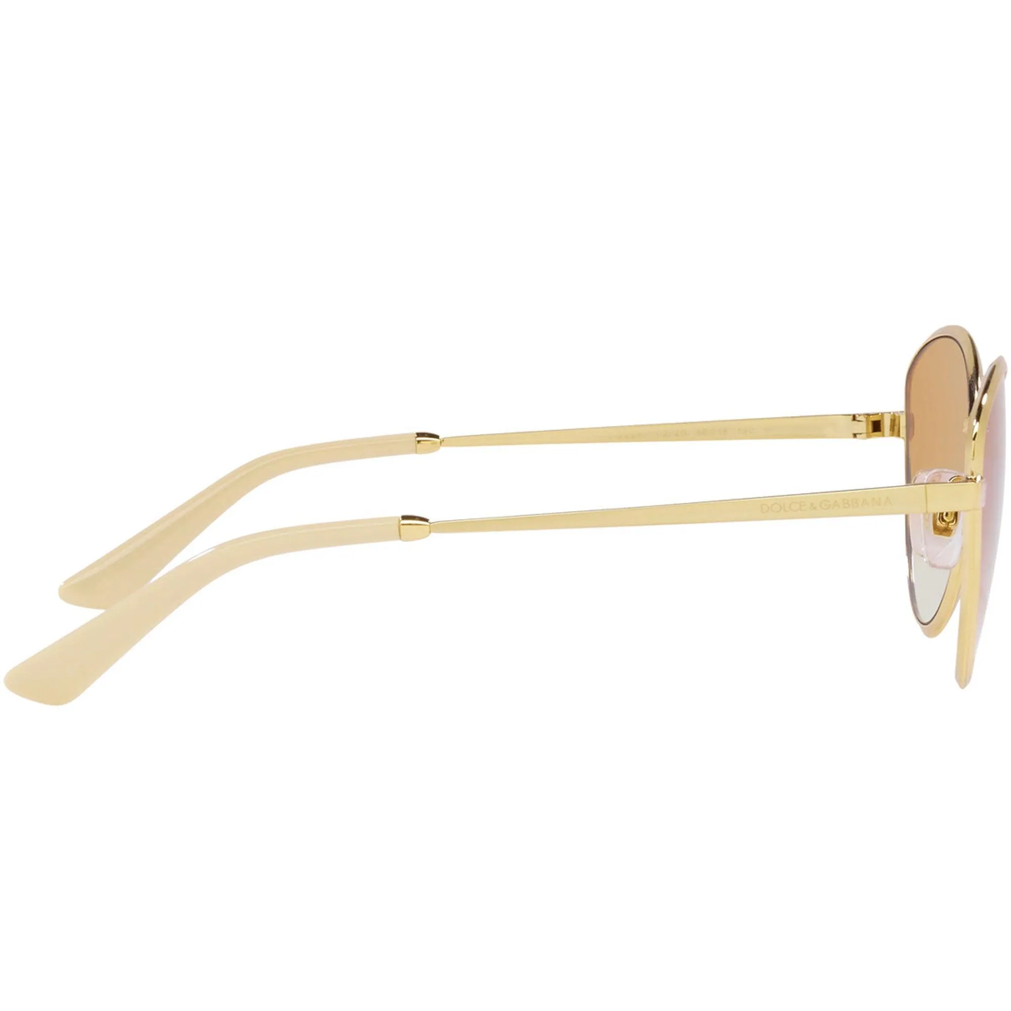 Dolce & Gabbana Women's Sunglasses - Gradient Lens Gold Metal Frame | 0DG2280 02/2Q
